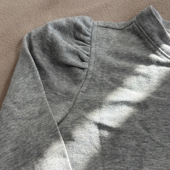 Loft Puff Sleeve Henley Sweatshirt - Picture 2 of 5